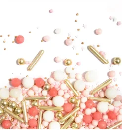 Décors sucrés mix rods rose doré 70g