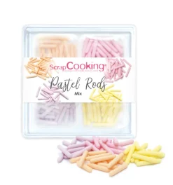 Décors sucrés Pastel Rods mix 60g