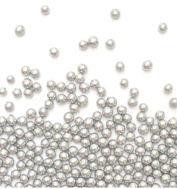 Décors sucrés perles argentés 55g