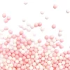 Décors sucrés perles blanc/rose 55g