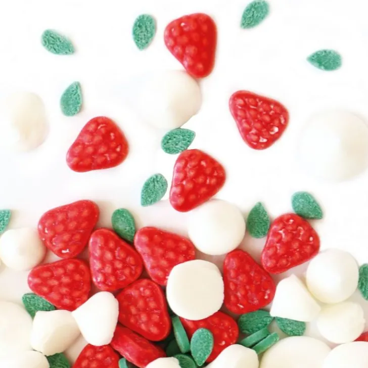 Décors sucrés tarte aux fraises meringuée 30g