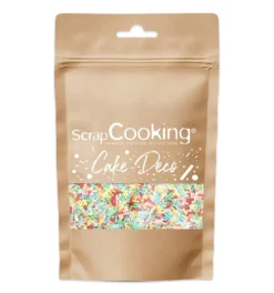Décors sucrés vermicelles multicolores 80g