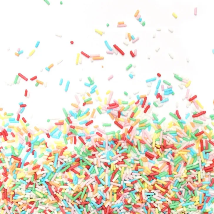 Décors sucrés vermicelles multicolores 80g