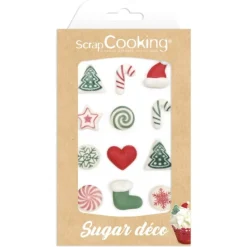 Décosucres bûches & gâteaux de Noël