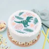 Disque de pâte à sucre Dinosaure