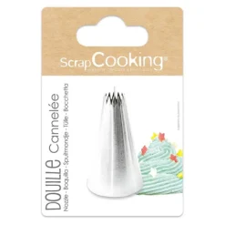 Douille cannelée en inox