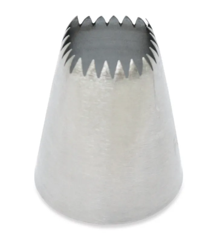 Douille carrée cannelée en inox