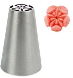 Douille russe pivoine en inox Ø1,8 cm