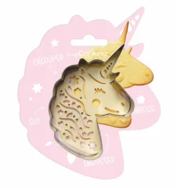 Emporte-pièce et embosseur bois licorne