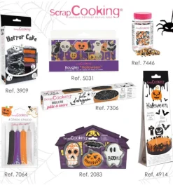 4 emporte-pièces Halloween en inox