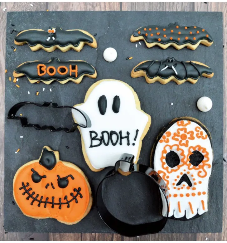 4 emporte-pièces Halloween en inox