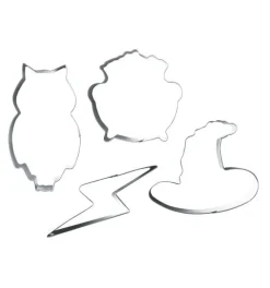 4 emporte-pièces inox Sorcier