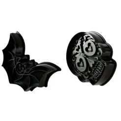 Emporte-pièces éjecteurs pour biscuits Halloween x2