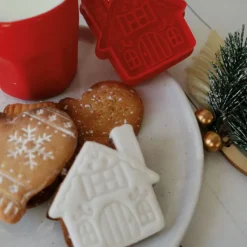 Emporte-pièces éjecteurs pour biscuits Christmas x2