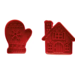 Emporte-pièces éjecteurs pour biscuits Christmas x2