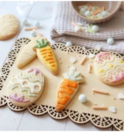 Emporte-pièces éjecteurs pour biscuits Pâques x2