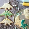 Emporte-pièces éjecteurs pour biscuits Dinosaure x2