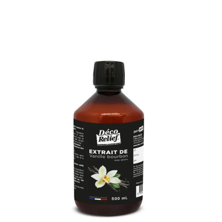 Extrait de vanille Bourbon avec grains - 500 ml