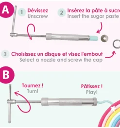 Extrudeur pâte à sucre