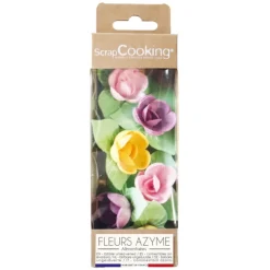 Fleurs azyme 6 mini roses corolles