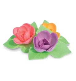 Fleurs azymes 8 mini roses corolles