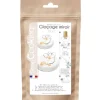 Glaçage miroir blanc en poudre