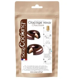 Glaçage miroir chocolaté en poudre