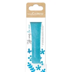 Icing stylo irisé bleu pour décorer gâteaux et biscuits
