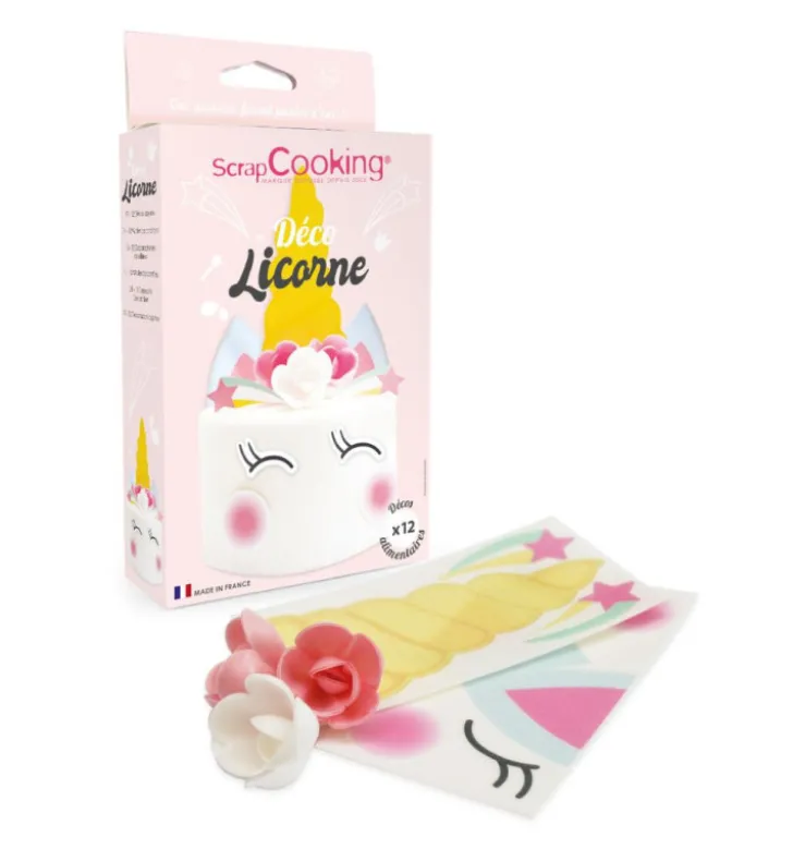 Kit déco azyme Licorne x12
