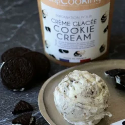 Kit préparation pour glace maison cookies cream