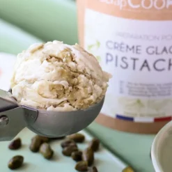 Kit préparation pour glace maison pistache