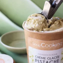 Kit préparation pour glace maison pistache