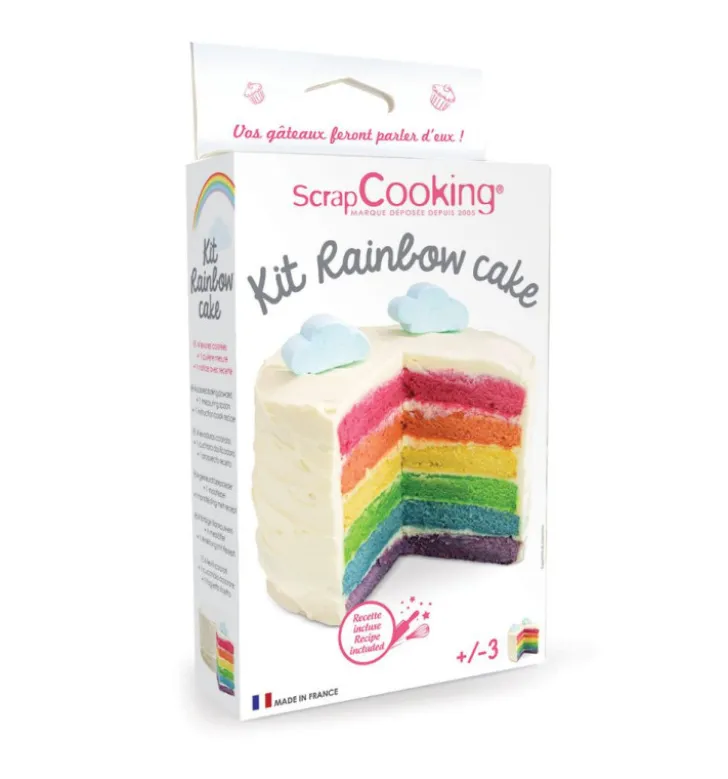 Kit rainbow cake