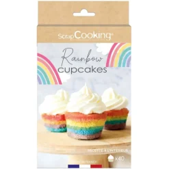 Kit Rainbow Cupcakes