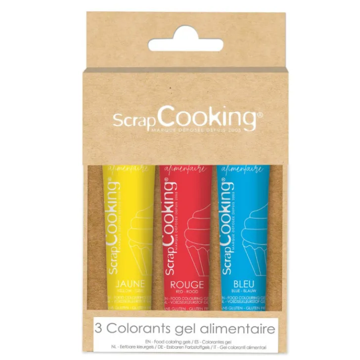 Lot color'gels x3 rouge/ bleu/ jaune