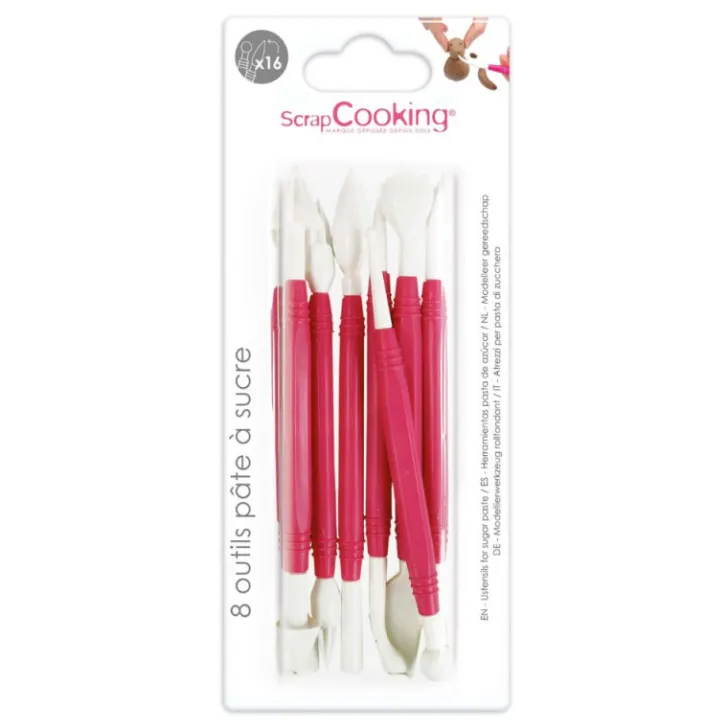 Lot de 8 outils pâte à sucre