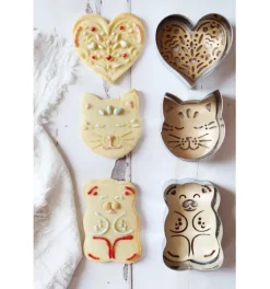 Lot emporte-pièces et embosseurs Animaux x3