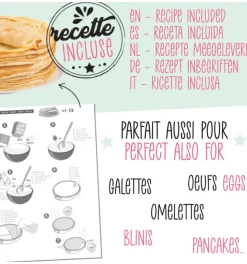 Machine à crêpes maison "Crêpes factory" Ø28