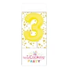 Mini bougie chiffre 3