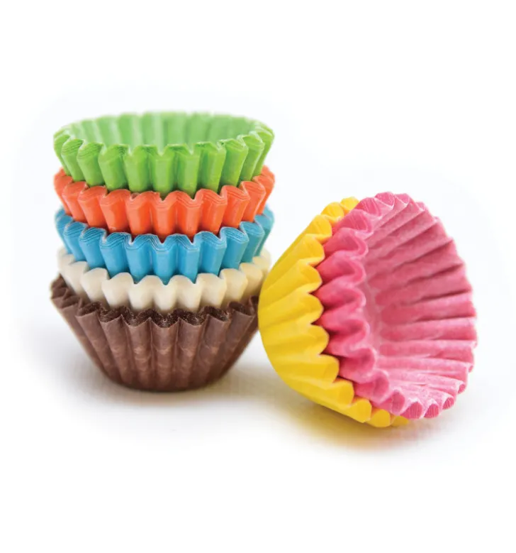 Mini-caissettes mix couleurs +/- 140