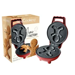 Mini gaufrier Bonhomme pain d'épices - Waffle Factory