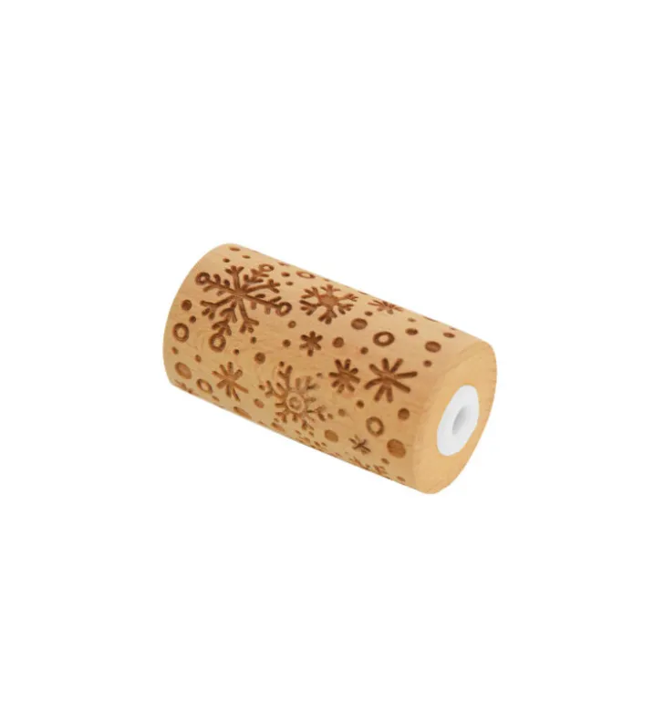 Mini rouleau pâtissier à empreintes Flocon