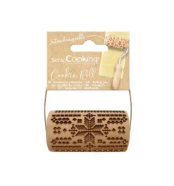 Mini rouleau pâtissier à empreintes Point de croix