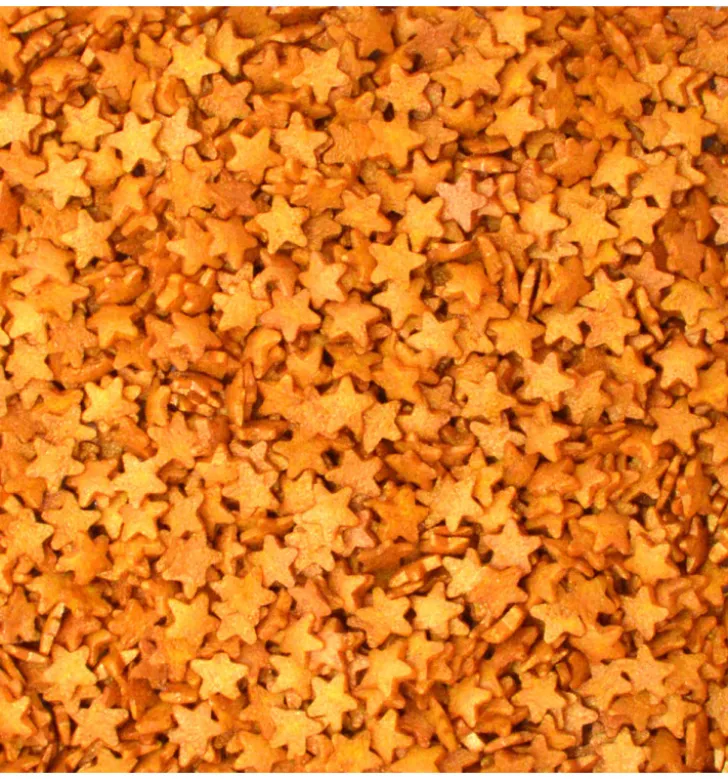 Minis décors étoiles dorées 55g