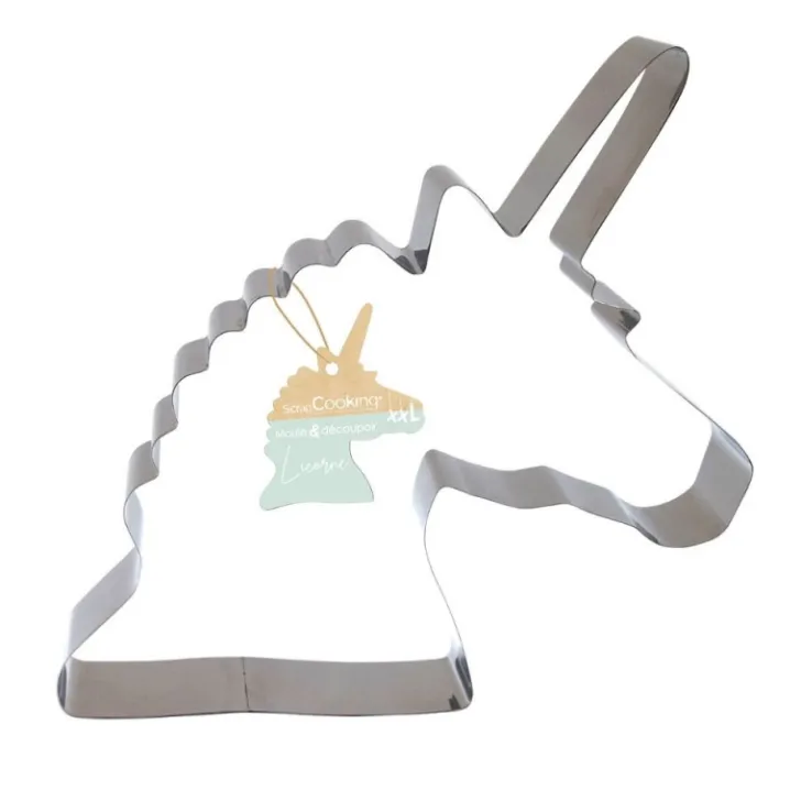 Moule emporte-pièce XXL inox Licorne