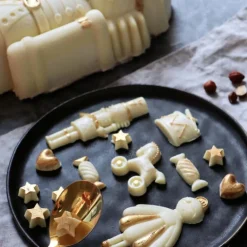 Moule en silicone pour bûche Casse-Noisette 3D