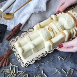Moule en silicone pour bûche Casse-Noisette 3D