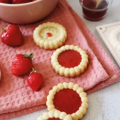 Moule en silicone pour biscuits tartelettes - 11 empreintes