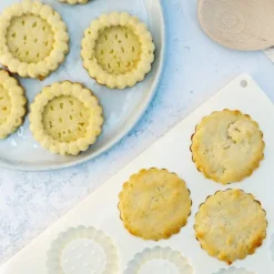 Moule en silicone pour biscuits tartelettes - 11 empreintes
