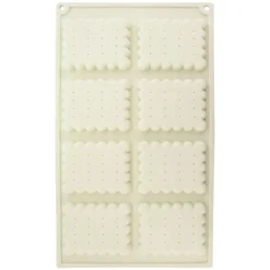 Moule en silicone pour biscuits Petits beurre maison - 8 empreintes